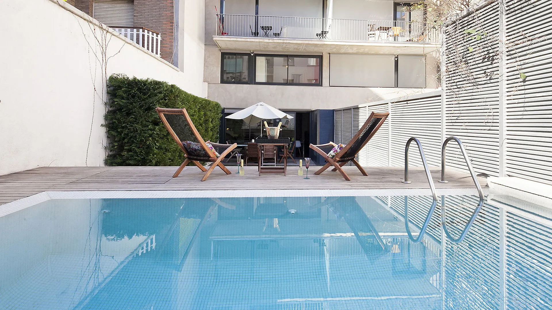 My Space Barcelona Private Pool Garden Apartment